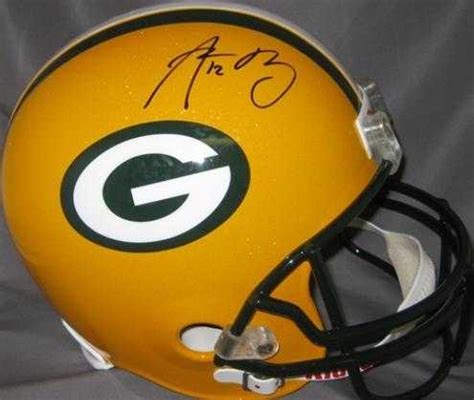 Aaron Rodgers autographed Green Bay Packers Helmet (Full Size)