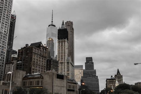 architecture, skyline, sky, nature, tall buildings, cloudy, copy space ...