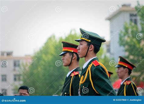 The Chinese National Flag Ceremony Editorial Image - Image of countries, like: 53337860