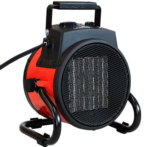 Sunnydaze Portable Ceramic Electric Space Heater with Folding Handle ...