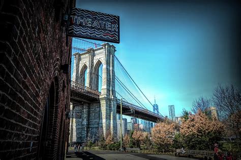 Theater under Brooklyn Bridge Photograph by Nick Difi - Pixels