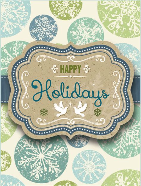 8 Sample Holiday Card Templates | Sample Templates