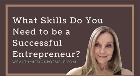 What Skills Do You Need to be a Successful Entrepreneur?