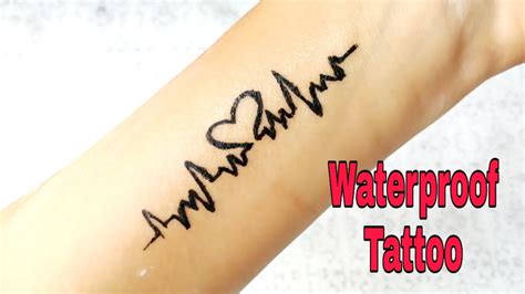 How To Make Tattoo At Home With Pen | Diy Tattoo With Pen |Pen Tattoo - YouTube