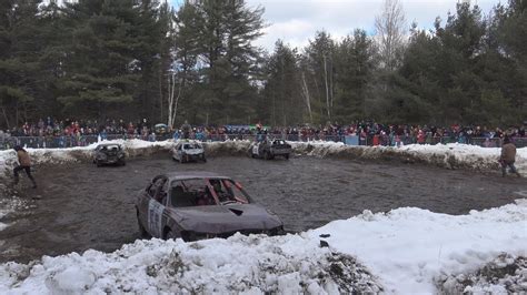 2018 GRAVENHURST WINTER CARNIVAL DEMO DERBY FULLSIZE FEATURE - YouTube