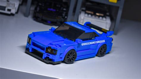 LEGO MOC Nissan R34 Skyline GT-R by mcgwerks | Rebrickable - Build with LEGO