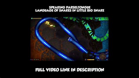 Speaking Parseltongue - Language of Snakes in LBS #shorts - YouTube