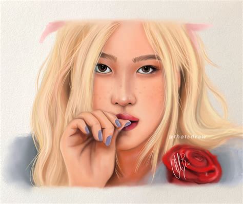 Descubrir 71+ imagen blackpink rosé fanart - Viaterra.mx