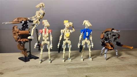 Custom Lego Star Wars Battle Droids : lego