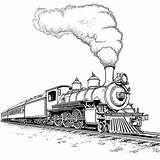 Steam locomotive train coloring Page Lulu Pages sketch template