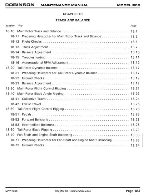 ROBINSON R66 MAINTENANCE MANUAL Pdf Download | ManualsLib