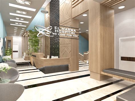 hospital hall and waiting area design :: Behance