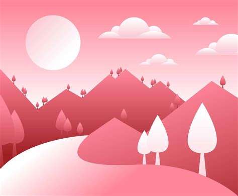 Mountain Landscape First Person Illustration Vector #2 Vector Art & Graphics | freevector.com