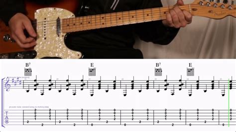 How to Play the Chords to Christmas Times a Comin on Guitar with TAB - YouTube