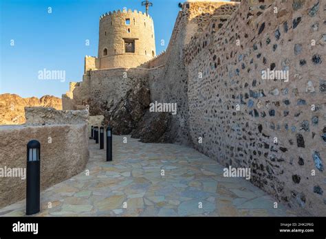 Middle East, Arabian Peninsula, Oman, Muscat, Muttrah. Walkway to ...