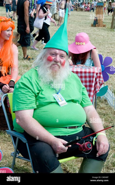 green elf gnome fat plump fishing Stock Photo, Royalty Free Image ...