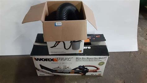 Worx Trivac Blower/ Vac / Mulcher w/ 8 ft Hose Attachment Accessory ...