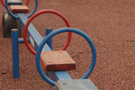 Old-fashioned Playground See-saw Free Stock Photo - Public Domain Pictures