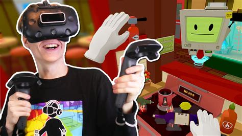 VIRTUAL REALITY COOKING SIMULATOR | Job Simulator VR (HTC Vive Gameplay) - YouTube