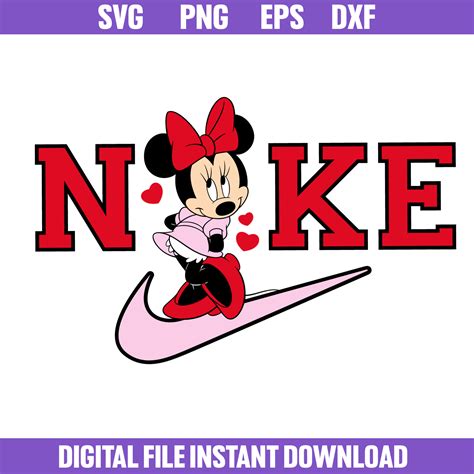 Nike Minnie Love Svg, Nike Minnie Mouse Logo Svg, Nike Logo - Inspire ...