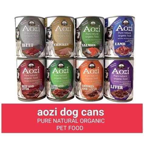 Aozi Dog Pure Natural Organic Wet Food in Can - 430g | Lazada PH