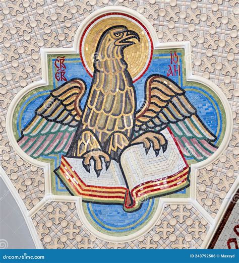 Eagle - Gospel Symbol of Apostle John Theologian Stock Photo - Image of evangelists, theologian ...