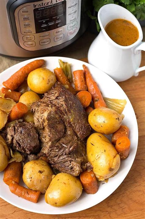 Instant Pot Simple Pot Roast - Simply Happy Foodie