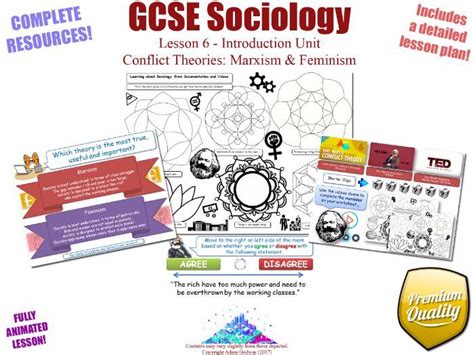 Conflict Theories: Marxism & Feminism - Introduction Unit L6/12 - GCSE Sociology | Teaching ...