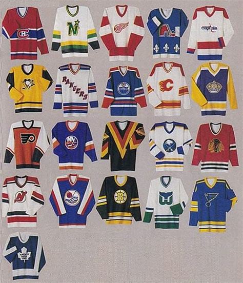 The NHL's jerseys of the early 1980s : r/hockeyjerseys