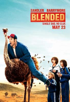 3 New Posters of Blended – Adam Sandler is fond of ostrich riding ...