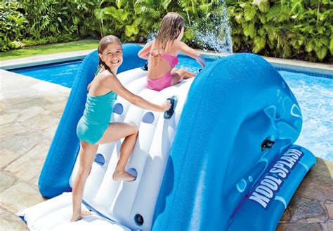 Intex Kool Splash Kids Inflatable Swimming Pool Water Slide Accessory ...