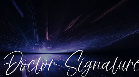 Doctor Signature Font : Download Free for Desktop & Webfont