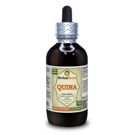 Quina (Cinchona Officinalis) Tincture, Dried Bark Liquid Extract