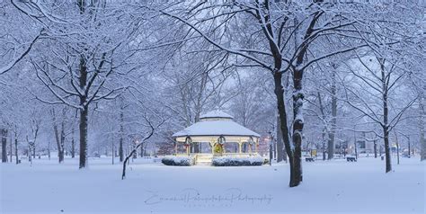 Beaver County Gazebo in Winter: Fine Art Photography Print