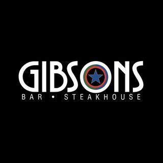 the logo for gibsons bar and steakhouse