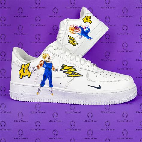 Nike AF1 Air Force 1 Custom Dragon Ball Z VEGETA Majin | Etsy