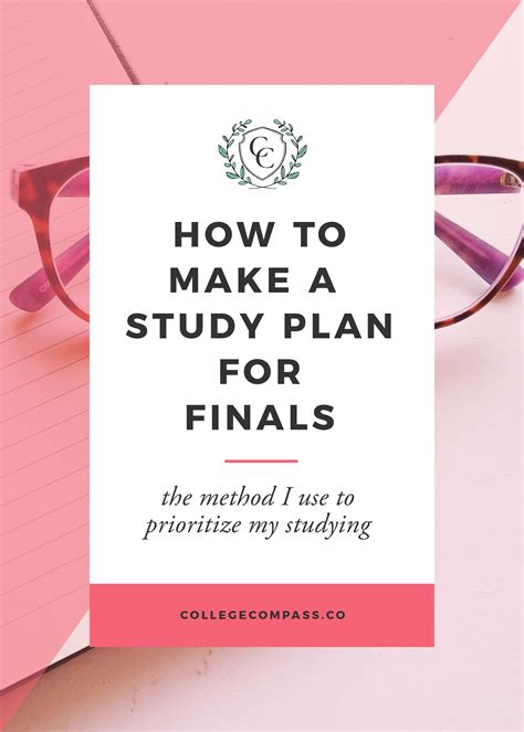 How to Make a Finals Study Plan | College Compass