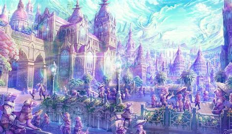 720P free download | Utopia, art, fantasy, city, purple, abstract, HD wallpaper | Peakpx