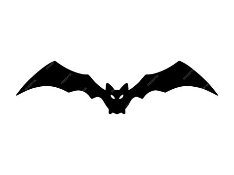 Premium Vector | Halloween bat silhouette illustration