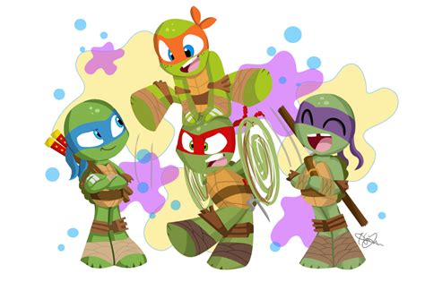 Baby Ninja Turtles Wallpapers - Top Free Baby Ninja Turtles Backgrounds - WallpaperAccess