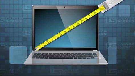 How to measure laptops screen size - YouTube