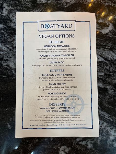 Boatyard - Fort Lauderdale Florida Restaurant - HappyCow