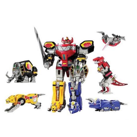 Power Rangers Legacy Mighty Morphin Megazord + Dragonzord + Titanus Ultrazord