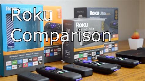 Roku Ultra Comparison Chart