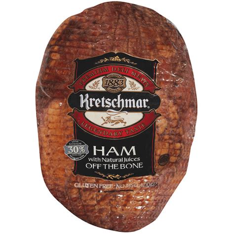 Kretschmar® Low Sodium Whole Ham off the Bone | Ham | Sun Fresh