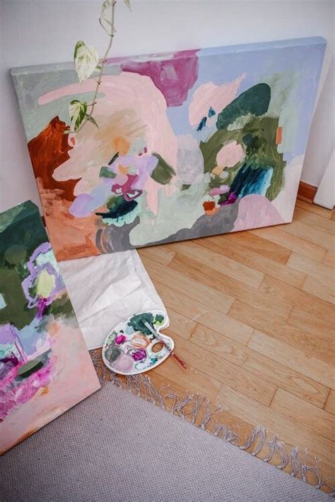 Art in progress - in the studio - VANNI ART | Painting, Abstract ...