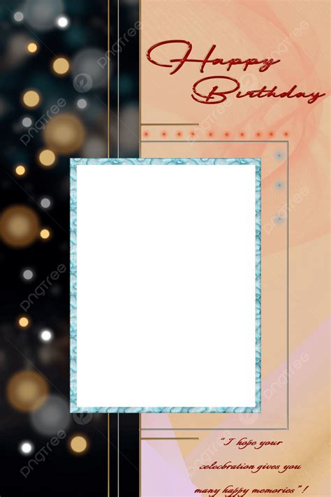 Birthday Wishes Photo Frame Images - Infoupdate.org