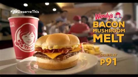 Wendy's Bacon Mushroom Melt TVC 30s - YouTube