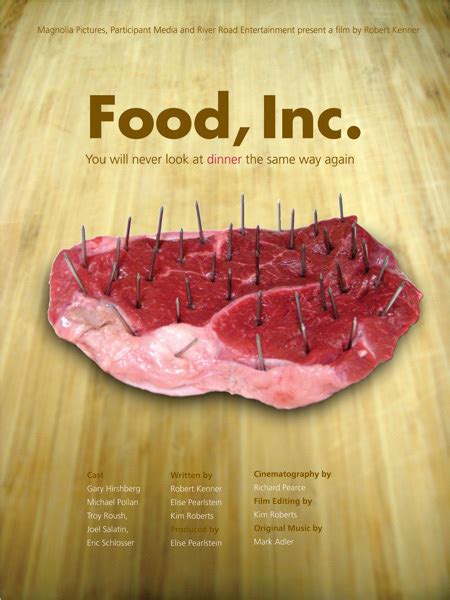 Food, Inc. Documentary Poster on Behance