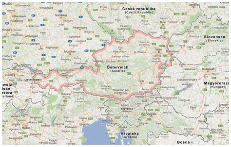 Switzerland Map Surrounding Countries